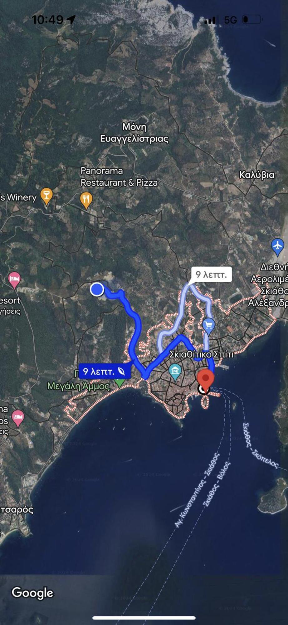 Skiathos Zeus Apartment Eksteriør billede